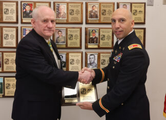 ATU Inducts White Into U.S. Army ROTC Hall of Honor Stephen White and Julio Standridge 10-25-2025