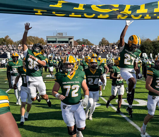 Tech Tidbits: Wonder Boys Earn Spot in Heritage Bowl Arkansas Tech Wonder Boys Football Before Harding Game 11-15-2025