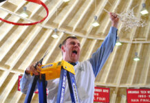 Wilbers to Retire After 2025-26 Basketball Season Coach Wilbers Net Cutting 3-16-2010