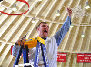 Coach Wilbers Net Cutting 3-16-2010