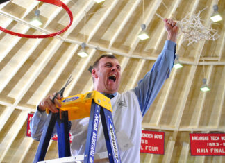 Wilbers to Retire After 2025-26 Basketball Season Coach Wilbers Net Cutting 3-16-2010