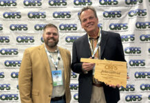 Bradley Conducts Interview at Statewide Conference Dr. Michael Bradley and John Gifford Fall 2025