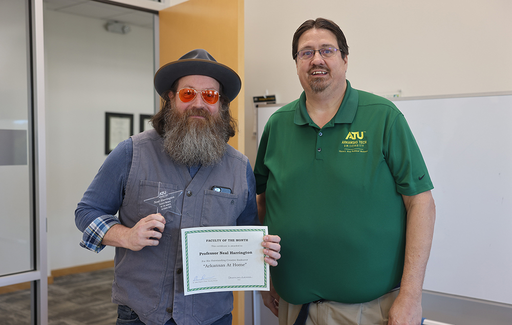 Neal Harrington and Dr. Michael Rogers