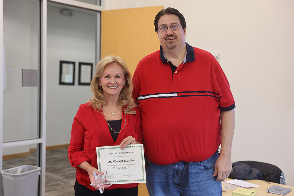 Dr. Cheryl Monfee and Dr. Michael Rogers