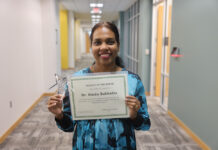 Faculty Senate Selects Subhadra for Monthly Award Dr. Bindu Subhadra ATU Faculty Member of the Month February 2026
