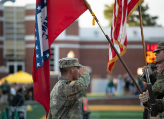 Top 10: ATU Recognized Nationally as Military Friendly ATU U.S. Army ROTC Color Guard File Photo