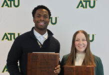 Carter, Muller Earn Top Business Student Awards 2026 LeMoyne Smith School of Business Top Student Award Winners