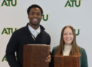 Carter, Muller Earn Top Business Student Awards 2026 LeMoyne Smith School of Business Top Student Award Winners