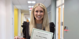 Tribble Named ATU Faculty Member of the Month Dr. Dana Tribble ATU Faculty Member of the Month 4-14-2026