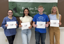 ATU Pre-Law Society Members Accepted to Law School ATU Pre-Law Society Group Photo Spring 2026