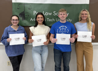 ATU Pre-Law Society Members Accepted to Law School ATU Pre-Law Society Group Photo Spring 2026