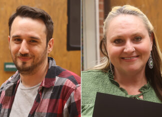 College of Arts and Humanities Lauds Faculty and Staff Dr. Jeffrey Lewis and Stephanie Swatzel 4-30-2026