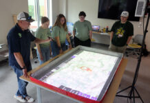 New Technology Part of Training at Fire Academy Wesley McKinney Simtable 2026 Arkansas River Valley Wildland Fire Academy