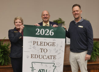 Current and Aspiring Teachers Sign Pledge to Educate ATU College of Education and Health Pledge to Educate 2026