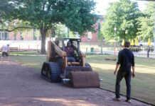 Green Space Project Continues Near Hindsman Tower Sod Installation 7-9-2026