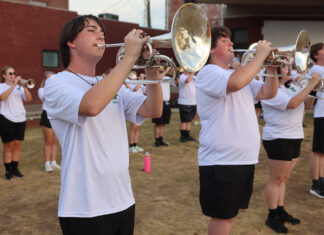 Enjoy a Preview of 2026 ATU Marching Band Friday ATU Marching Band at Depot Park August 2025 2