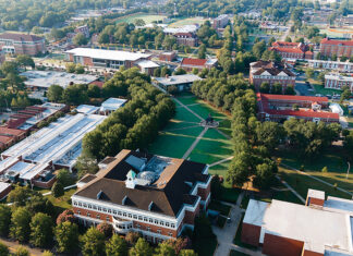 ATU: No. 1 Regional Public University in Arkansas ATU Campus Russellville Aerial Photo Looking South 2026