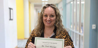 Sharpe Named ATU Faculty Member of the Month Dr. Tori Sharpe ATU Faculty Member of the Month 9-8-2026