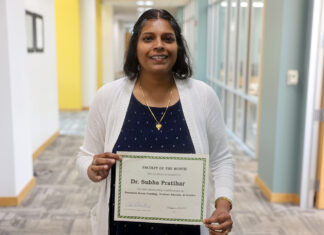 Pratihar Named ATU Faculty Member of the Month Dr. Subha Pratihar ATU Faculty Member of the Month 10-13-2026